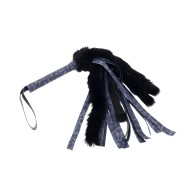 Sportsheets Cougar Faux Fur Flogger - Elegant and Playful