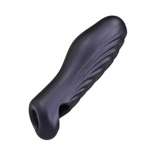MAN WAN Ryzer Penis Extender and Soft Masturbating Sleeve Black