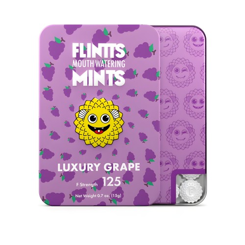 Flintts Mints Luxury Grape - Refreshing Oral Care