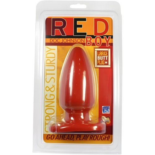 Red Boy - Plug Anal Grande Rojo