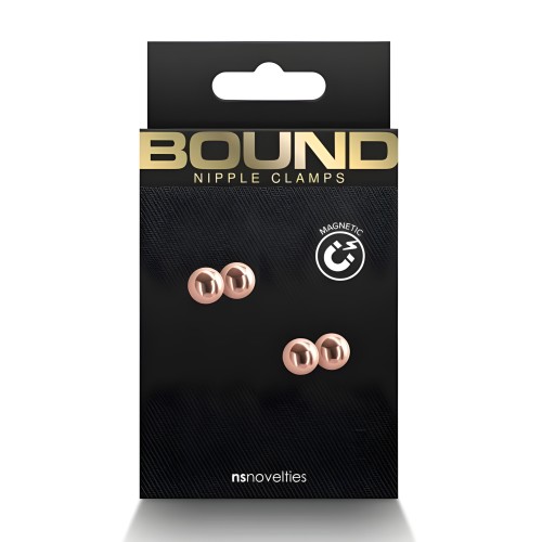 Bound Nipple Clamps M1 Rose Gold