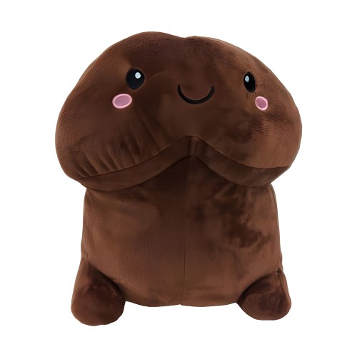 Short Penis Plush Toy 11.80 In. Brown