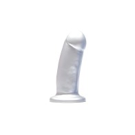 Tantus They/Them Soft Dildo - Silver