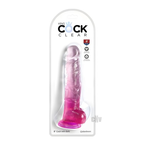 Realistic Dildo Clear with Balls - Enhance Pleasure