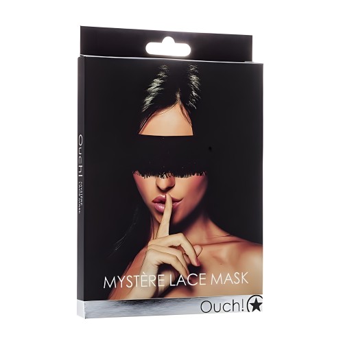Ouch! Mystre Lace Mask - Black