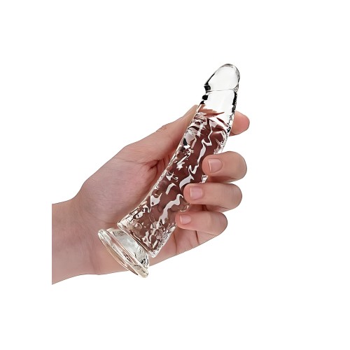 Realrock Slim Dildo - 6 inches Transparent