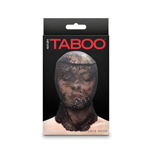 Capucha de Encaje Hustler Taboo Negra