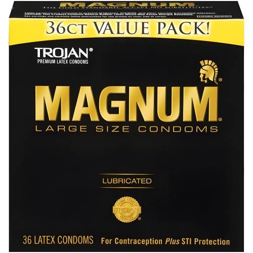 Preservativos TROJAN MAGNUM - Seguridad y Comodidad