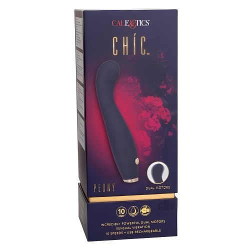 Chic Peony Blue - G-Spot Vibrator