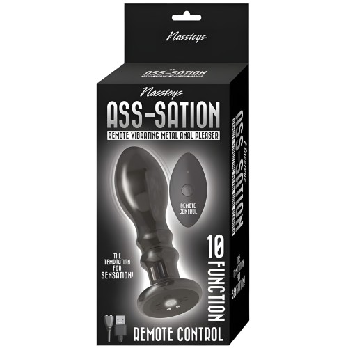 Ass-sation Remote Vibrating Metal Anal Pleaser