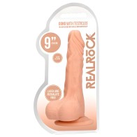 Real Rock Realistic Dildo 9" - Vanilla