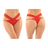Daphne Microfiber Brazilian-cut Panty - 6-pack Red