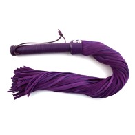 Rouge Suede Flogger - Elegance and Sensation
