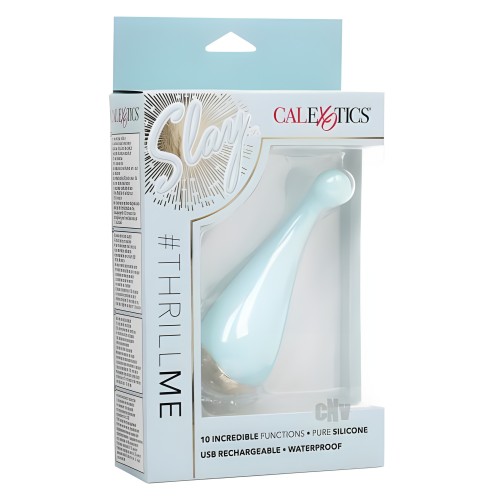 Slay Thrill Me Finger Vibrator - Blue