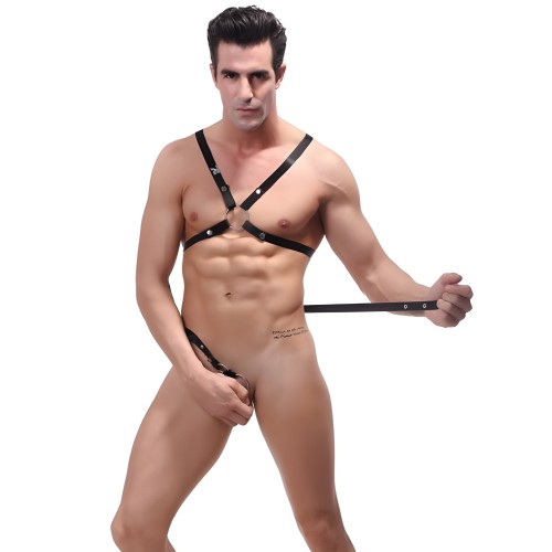 Conjunto de Arnés Rip Off Negro O/S