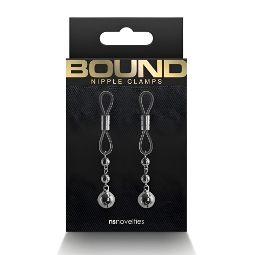 Bound Nipple Clamps - Gunmetal