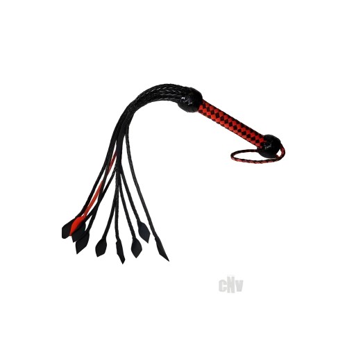 Prowler Red Short Handle Flogger - Explore Sensations