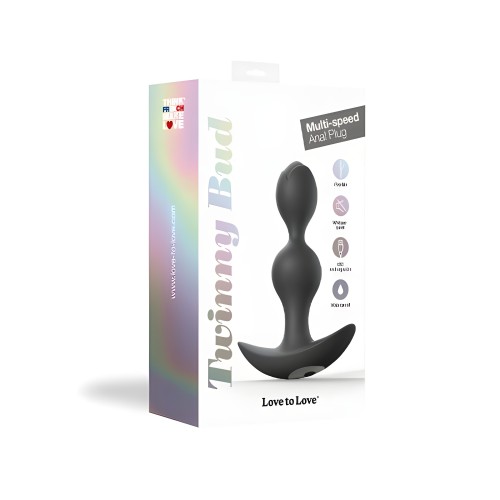 Love to Love Twinny Bud Black - Anal Plug