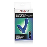 Silicone Wireless Pleasure Probe Blue Prostate Massager