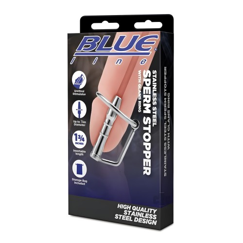 Blueline Steel Sperm Stopper W/ring