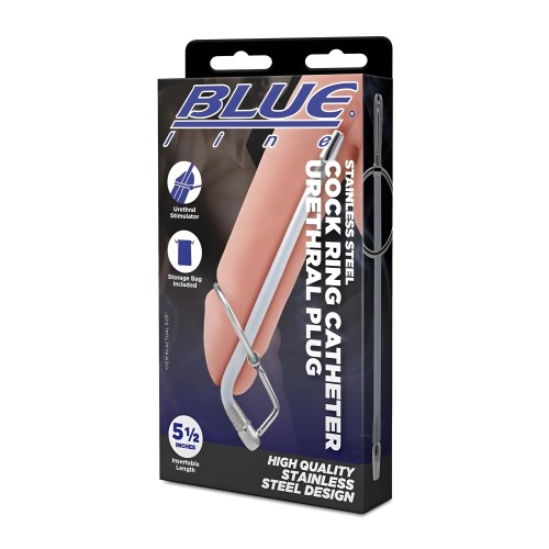 Blueline Steel C-ring Catheter Plug for Unique Sensations