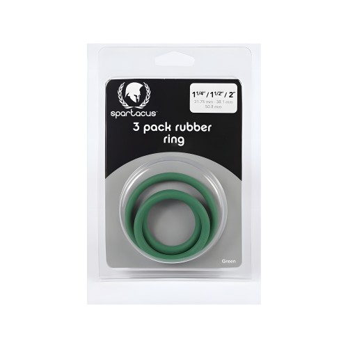 Rubber C-Ring Set - Green