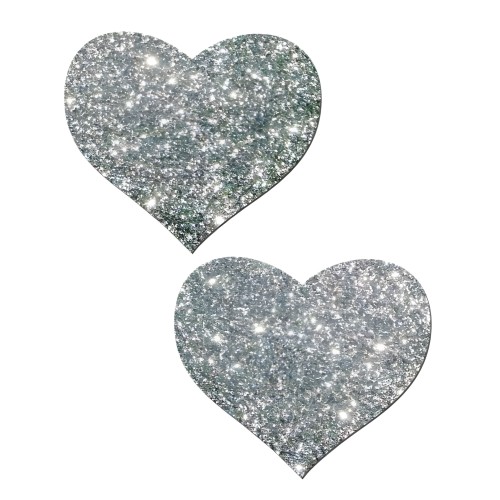 Heart Glitter Pasties - Body Decoration