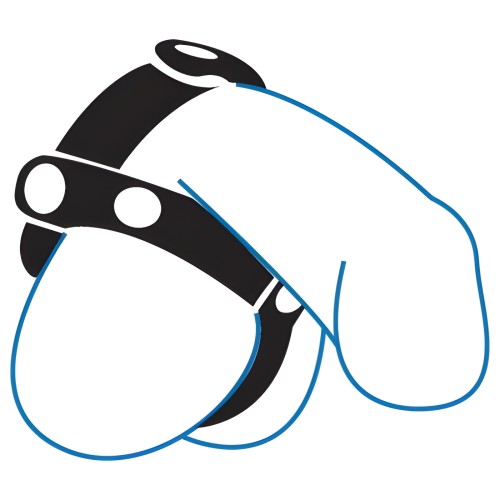 Divisor de Bolas Estilo T Cierre de Botón Negro