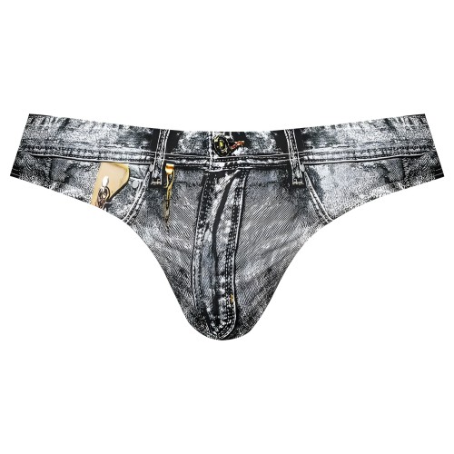 Male Power Dirty Denim Thong
