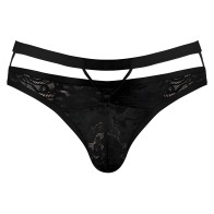 Daring Lucifer Cutout Thong for Confidence