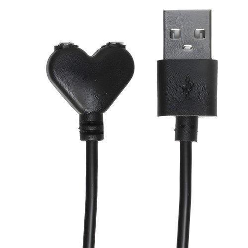 Cable de Carga Magnético USB (Kink By Doc Johnson Power Play) Negro