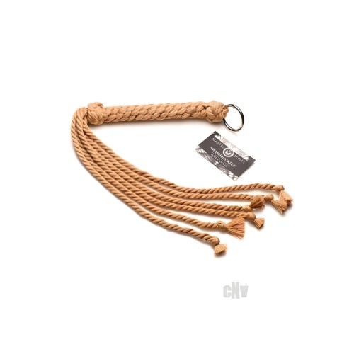 Ms Swashbuckler Rope Flogger Tan
