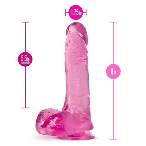 B Yours Plus Ram 'n' Jam Dildo - Pink