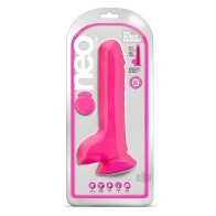 Neo Dildo Dual Density 9` Rosa Neón - Dildo Realista