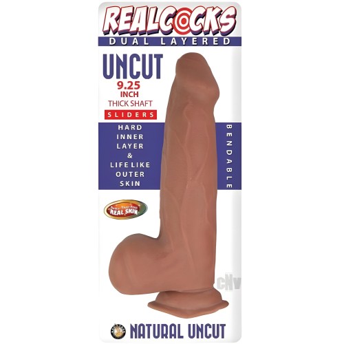 Realcocks Dual Layered Uncut Slider - Authentic Feel