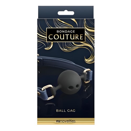 Bondage Couture Ball Gag - Accesorio Íntimo Elegante