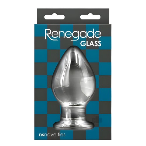 Renegade Glass Knight Anal Plug - Clear