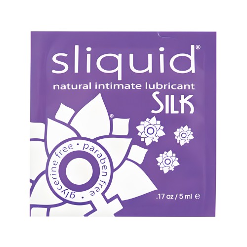 Sliquid Naturals Silk Paquete de Almohada - Lubricante Híbrido a Base de Agua