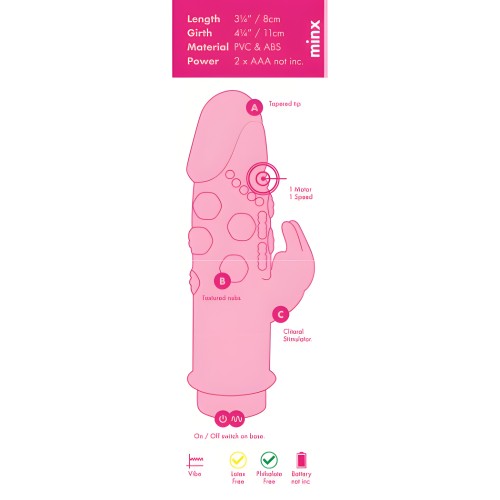 Mini Jack Pink Rabbit Vibe for Targeted Stimulation