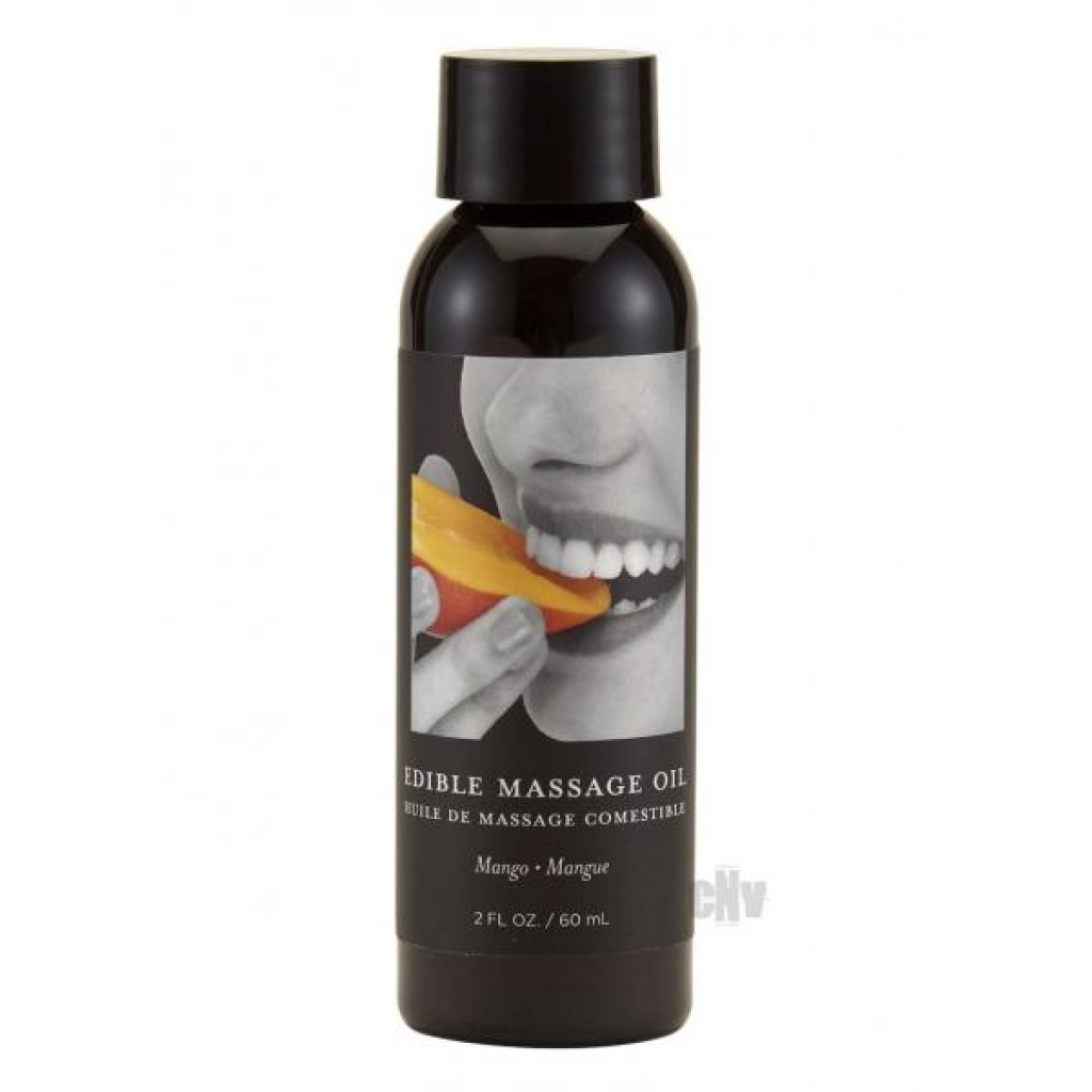 Edible Tropical Massage Oil Mango 2 Oz - Sensual Massage Oils & Lotions