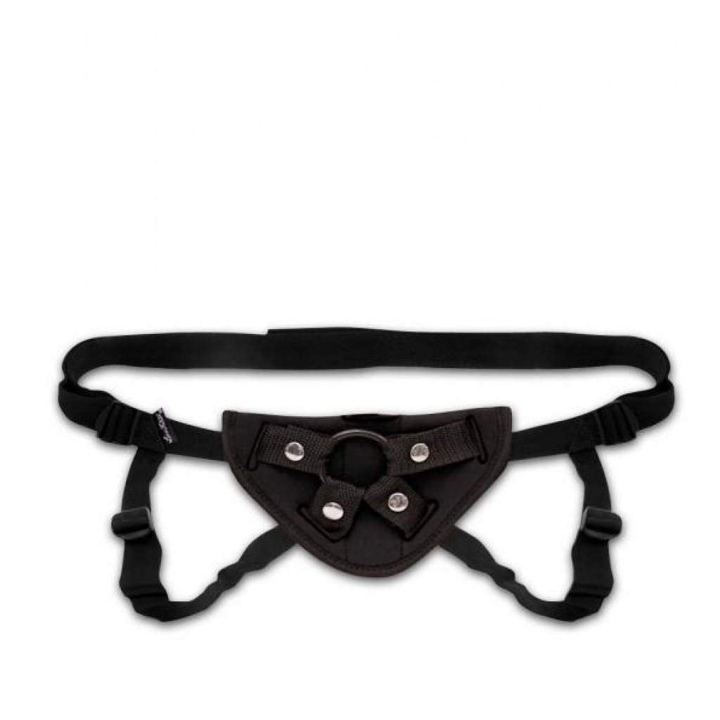 Lux Fetish Neoprene Strap On Harness Black O/S - Harnesses
