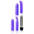 Evolved Multi Sleeve Vibrator Kit Purple - Kits & Sleeves