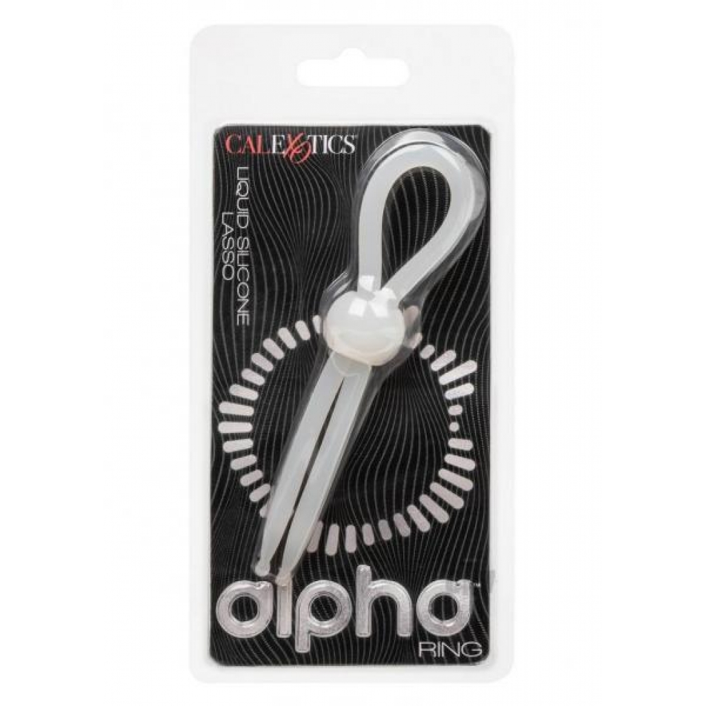 Alpha Liquid Silicone Lasso Natural - Adjustable & Versatile Penis Rings