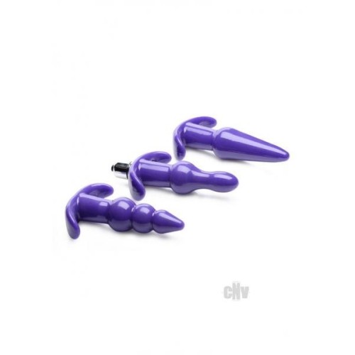 Frisky Thrill Anal Plug Set - 4 Piece Kit
