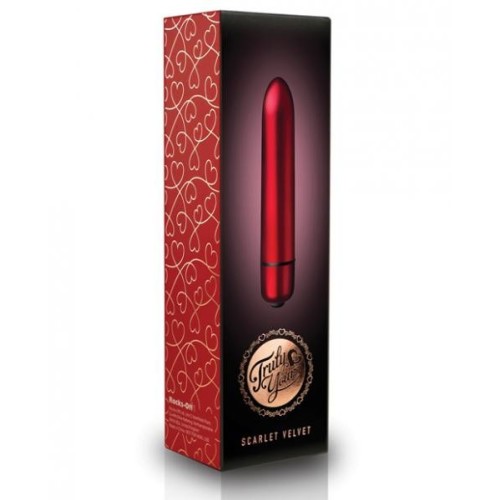 Rocks Off Truly Yours Vibrador Bullet Terciopelo Escarlata
