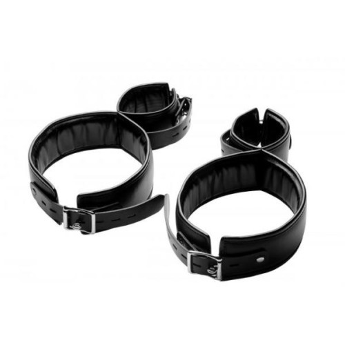 Strict Thigh Cuff Restraint System for Bondage Play