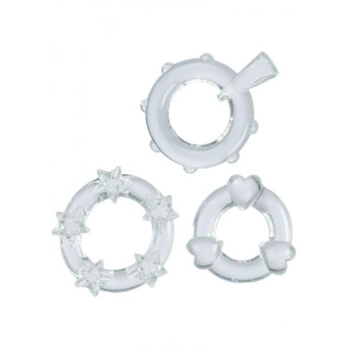 Set of 3 Clear Magic C Rings for Enhanced Support