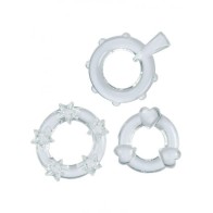 Set of 3 Clear Magic C Rings for Enhanced Support