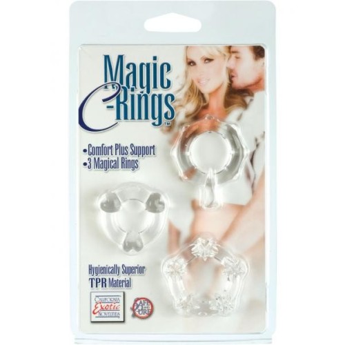 Set of 3 Clear Magic C Rings for Enhanced Support