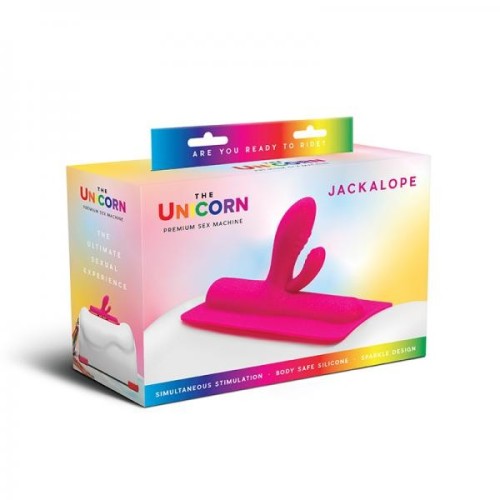 The Unicorn Jackalope Silicone Attachment for Pleasure
